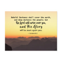 Isaiah 60:2 A escuridão deve cobrir a Bíblia da Te