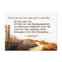 Isaiah 61:1,3 Ligue as Escrituras de Corações Queb