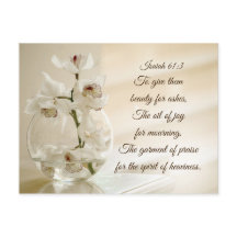 Isaiah 61:3 Beleza para Ashes, Bíblia Verse, Orquí
