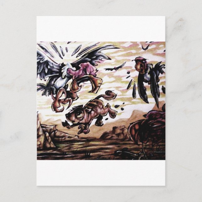 Cartão Postal isco-de-bico (Frente)