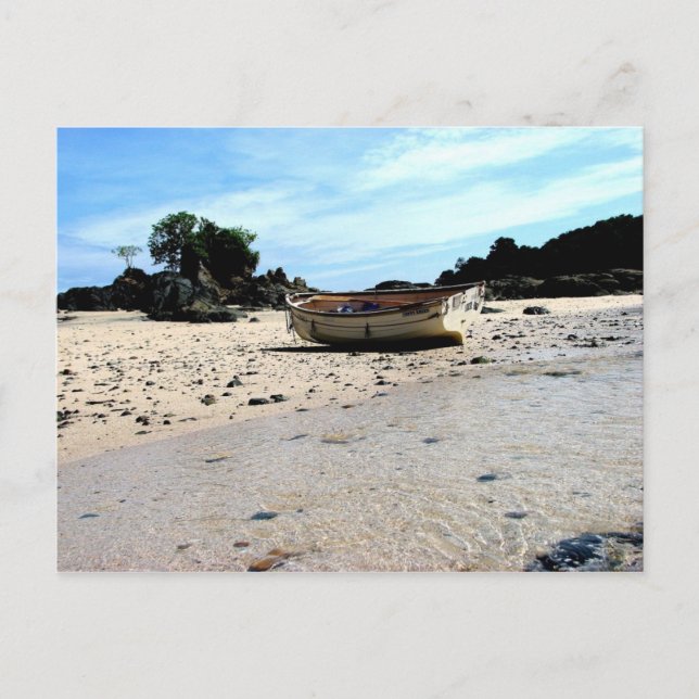 Cartão Postal Isla Canas, Islas las Perlas, Panamá (Frente)