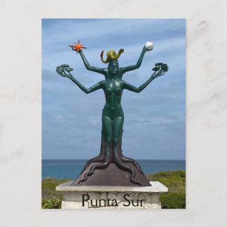 Cartão Postal Isla Mujeres Cartão-postal de Mayan Vishnu
