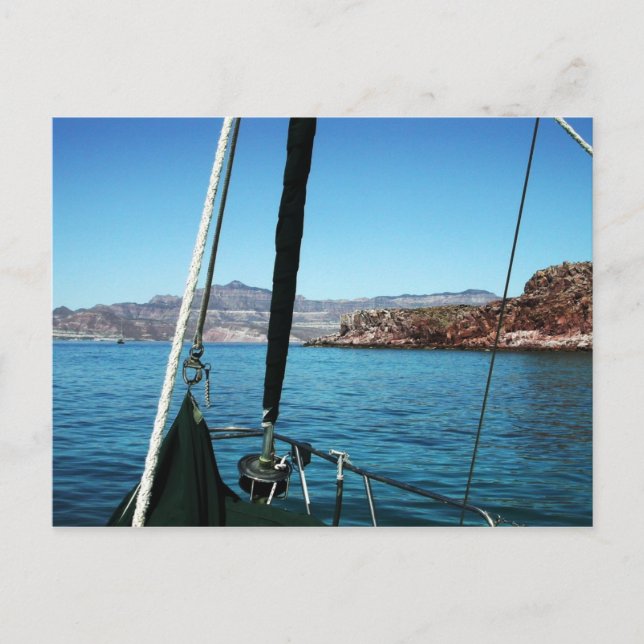 Cartão Postal Isla San Francisco, Baja California Sur, México (Frente)