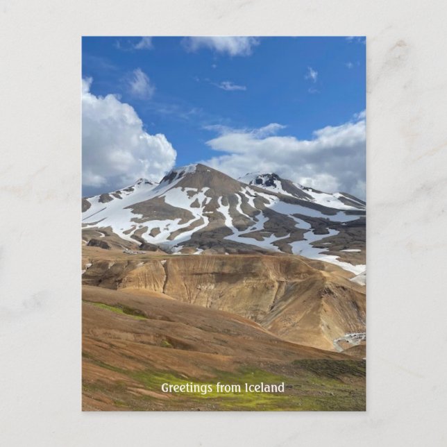Cartão postal islandês (Frente)
