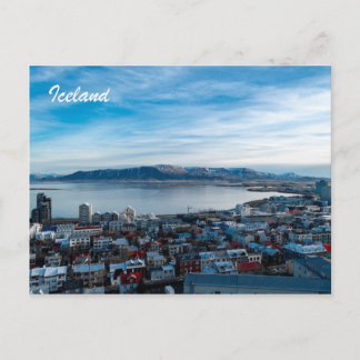 Cartão postal islandês — Reykjavik Skyline