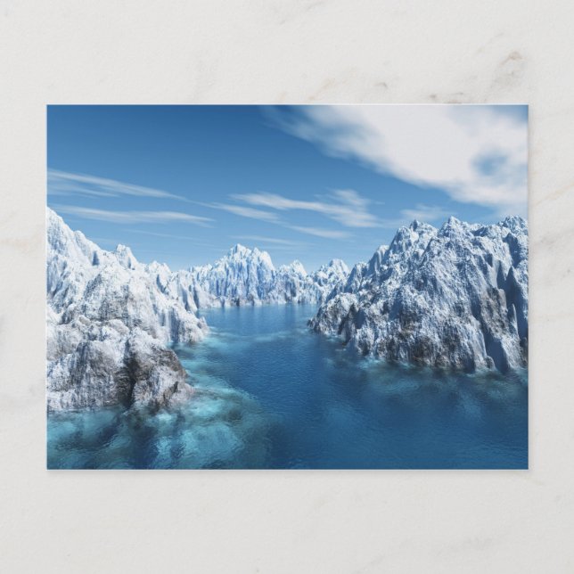 Cartão Postal islândia (Frente)