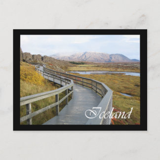 Cartão Postal Islândia, Parque Nacional de Þingvellir