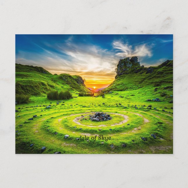 Cartão Postal Isle of Skye, Escócia (Frente)