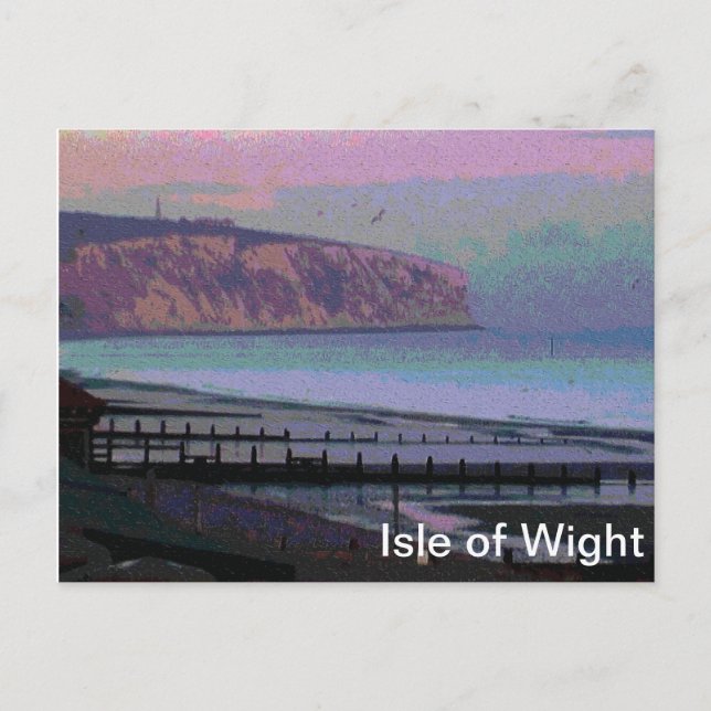 Cartão postal Isle of Wight (Frente)