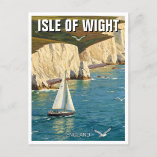 Cartão Postal Isle of Wight England Viagem