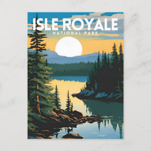Cartão Postal Isle Royale National Park Viagem tradicional