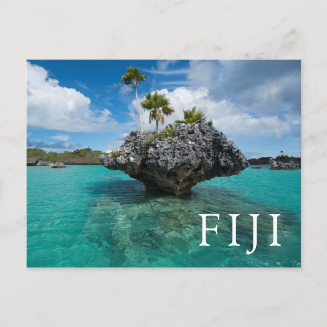 Cartão Postal Islets De Mushroom Nas Ilhas Fiji (Frente)