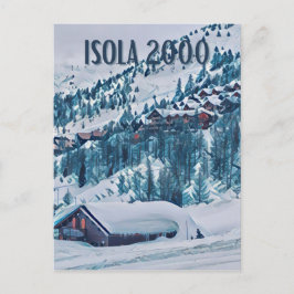 Cartão Postal Isola 2000 Station de ski
