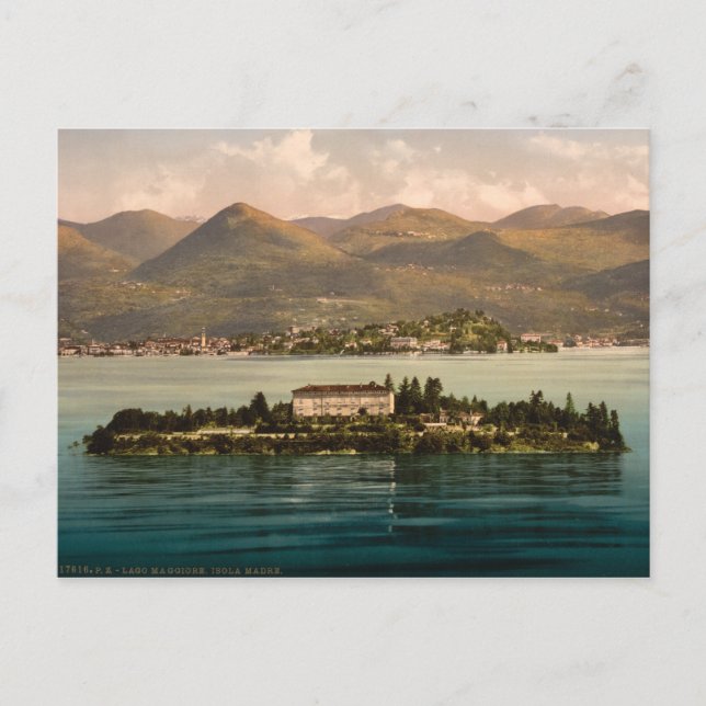 Cartão Postal Isola Madre I, Lago Maggiore, Piemonte, Itália (Frente)