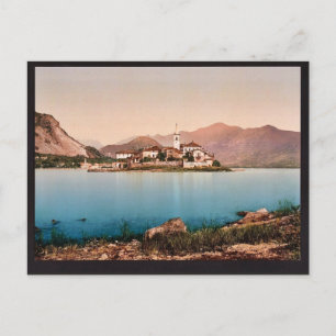 Cartão Postal Isola Pescatori I, Maggiore, Lago de Itália, vint