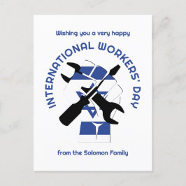 Cartão Postal ISRAEL LABOR Dia Internacional dos Trabalhadores