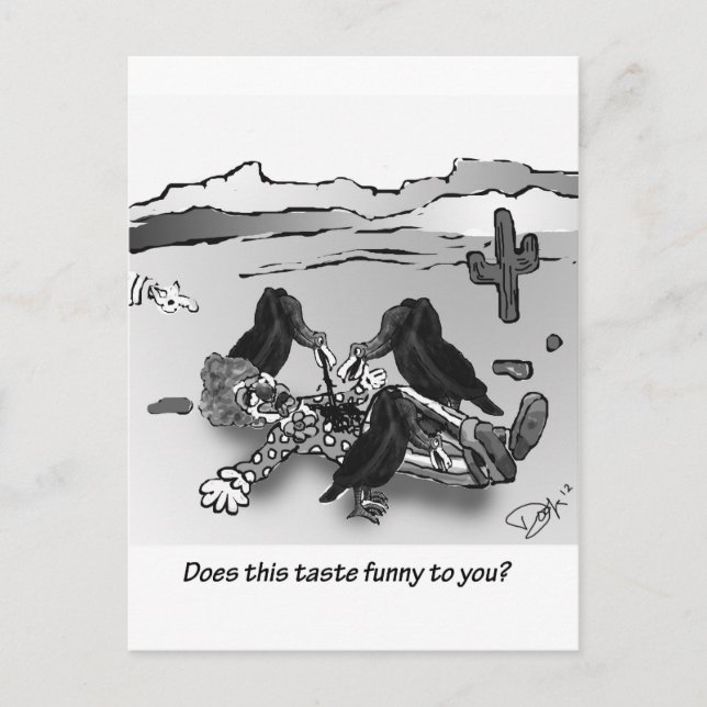 Cartão Postal Isso tem um gosto engraçado para você? (Frente)