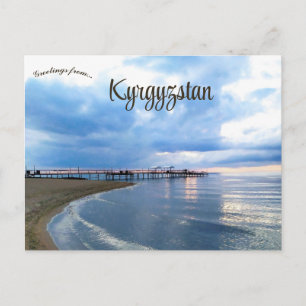Cartão Postal Issyk Kul no Quirguistão