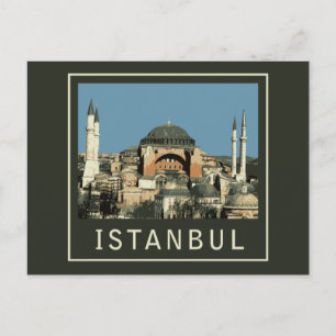 Cartão Postal Istambul Hagia Sophia