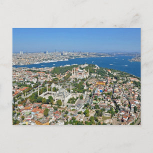 Cartão Postal Istambul - Sultanahmet (Vista aérea)