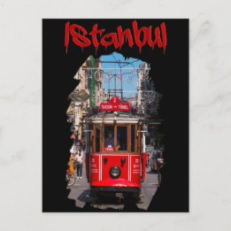 Cartão Postal Istambul: Taksim Tram