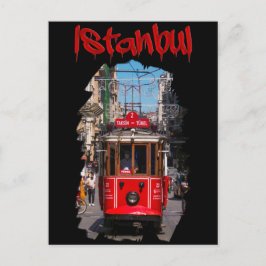 Cartão Postal Istambul: Taksim Tram