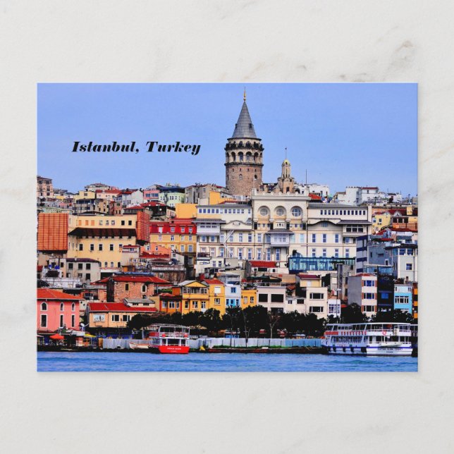 Cartão Postal Istambul, Turquia (Frente)