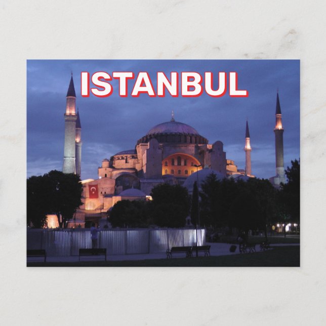 Cartão Postal Istambul, Turquia (Frente)