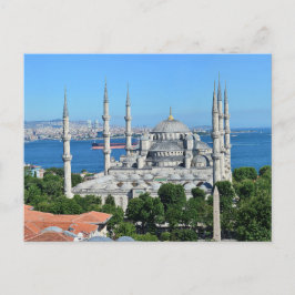 Cartão Postal Istambul Turquia Mesquita Azul Arquitetura Vista D