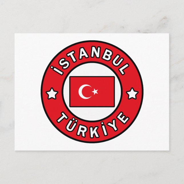 Cartão Postal İstanbul Türkiye (Frente)