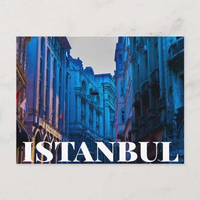 Cartão Postal istanbul, Turquia (Frente)