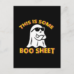 Cartão Postal Isto é alguma folha de boo