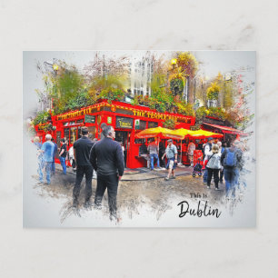 Cartão Postal Isto é Dublin-Irlanda