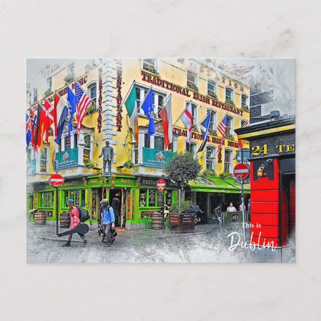 Cartão Postal Isto é Dublin-Irlanda (Frente)