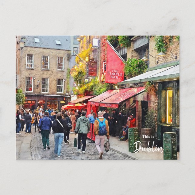 Cartão Postal Isto é Dublin-Irlanda (Frente)