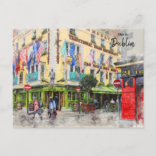 Cartão Postal Isto é Dublin-Irlanda (Frente)
