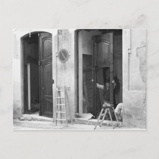 Cartão Postal Isto é pesado.