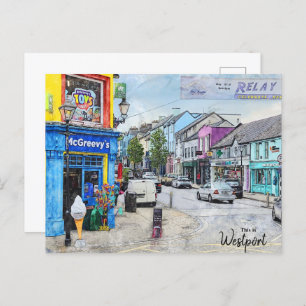 Cartão Postal Isto é Westport-Ireland