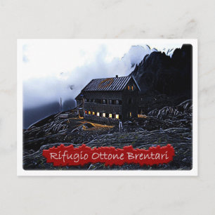 Cartão Postal It - alpine hut Ottone Brentari - Dolomés -