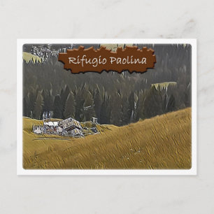 Cartão Postal It - alpine hut Paolina - Dolomés -