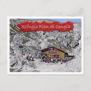 Cartão Postal It - alpine hut Pian di Cengia - Dolomés -
