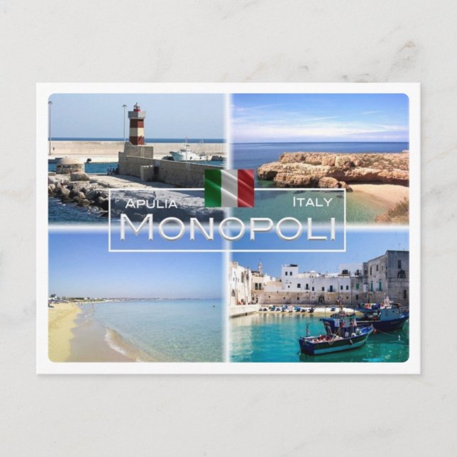 Cartão Postal IT Itália - Apúlia - Puglia - Monopoli - (Frente)