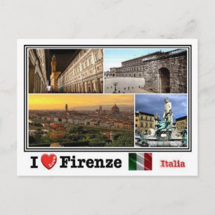 Cartão Postal IT Itália - Firenze - mosaico -