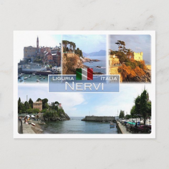 Cartão Postal IT Itália - Ligúria - Nervi (Frente)