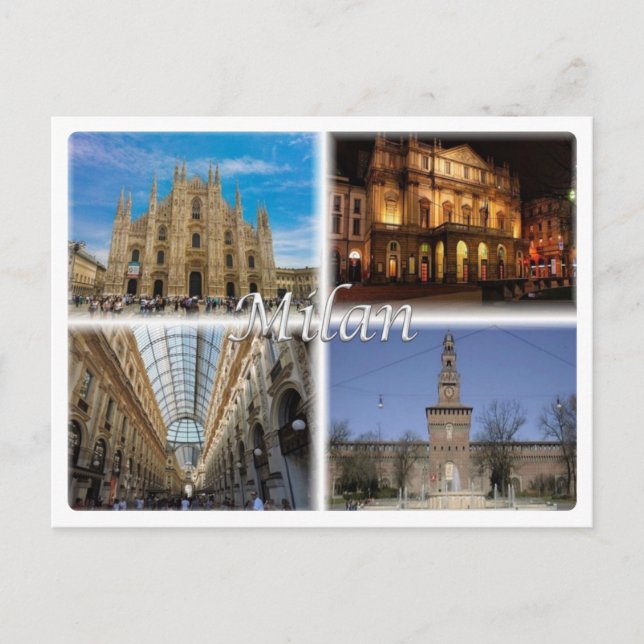 Cartão Postal IT Itália - Milão Milano - Lombardia - (Frente)