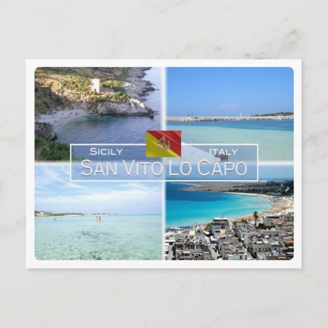 Cartão Postal IT Itália - Sicília - San Vito Lo Capo - (Frente)