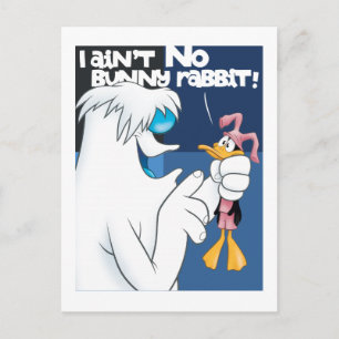 Cartão Postal "I't No Bunny Rabbit" Hugo & DAFFY DUCK™