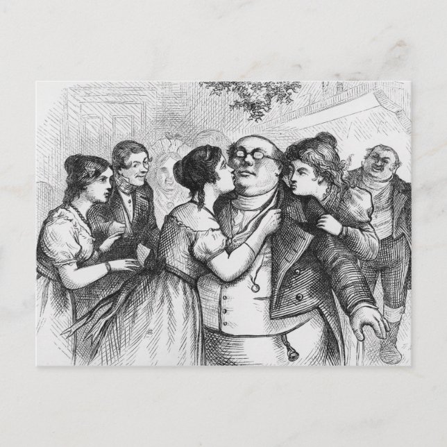 Cartão Postal It was a pleasant thing to see Mr. Pickwick (Frente)