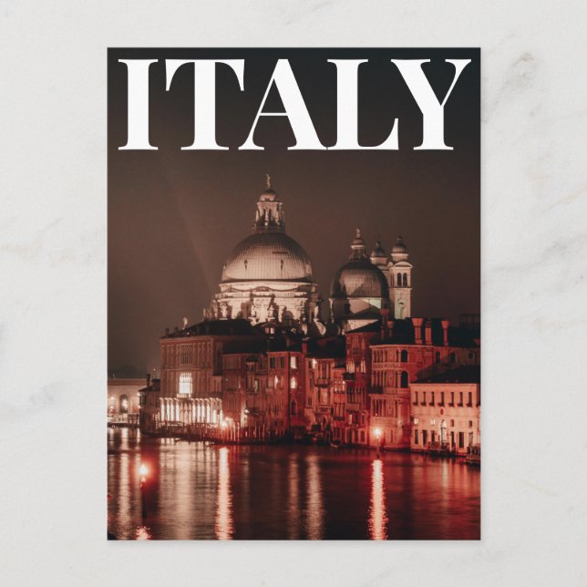 CARTÃO POSTAL ITÁLIA (Frente)