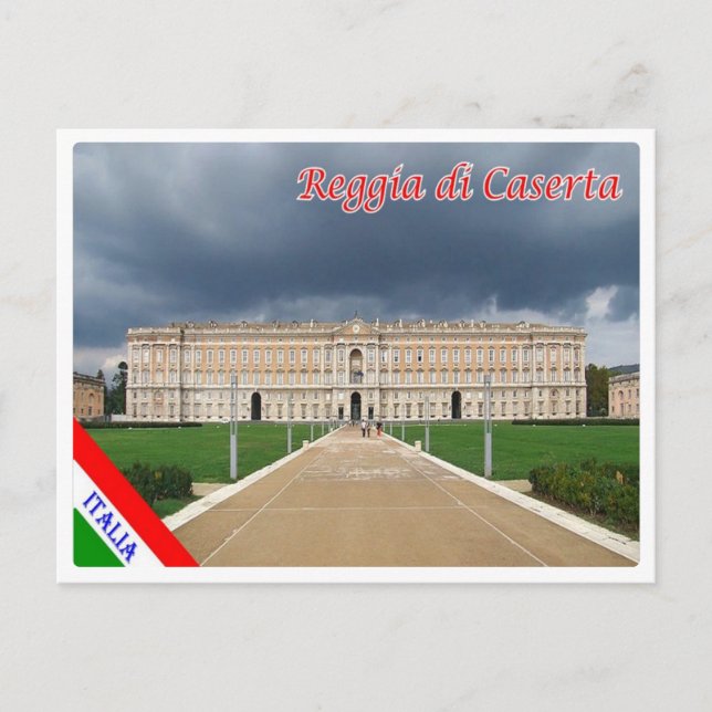 Cartão Postal Itália - Campânia - Reggia di Caserta (Frente)